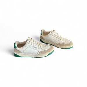 Sam Edelman Harper Sneakers | White/Green | Women’s Size 7.5